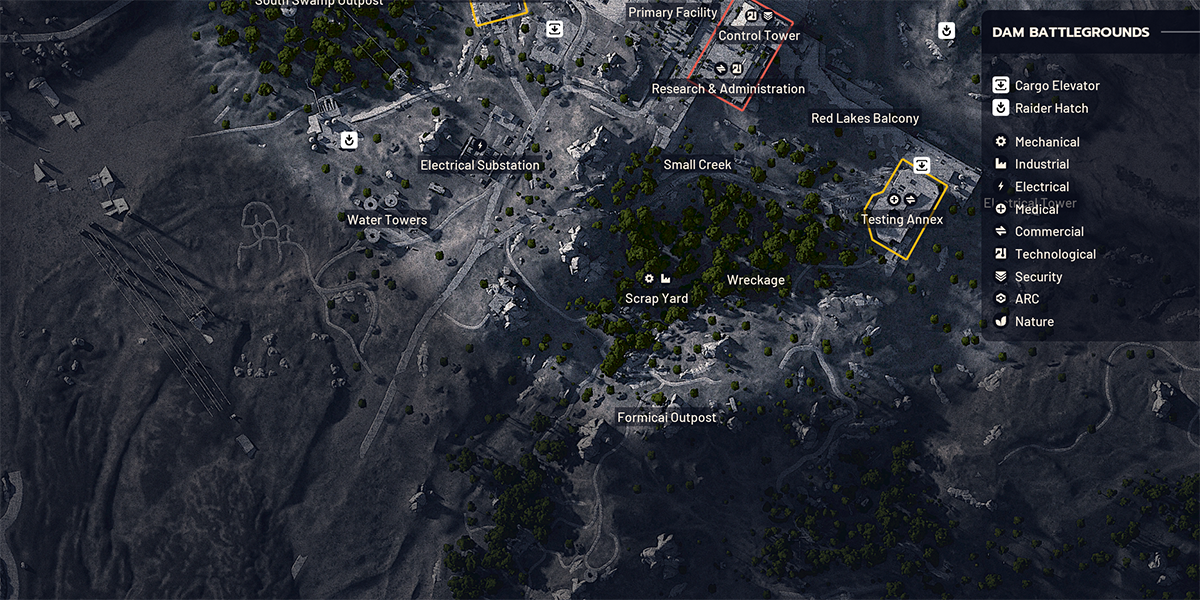 Dam Battlegrounds Farming Route